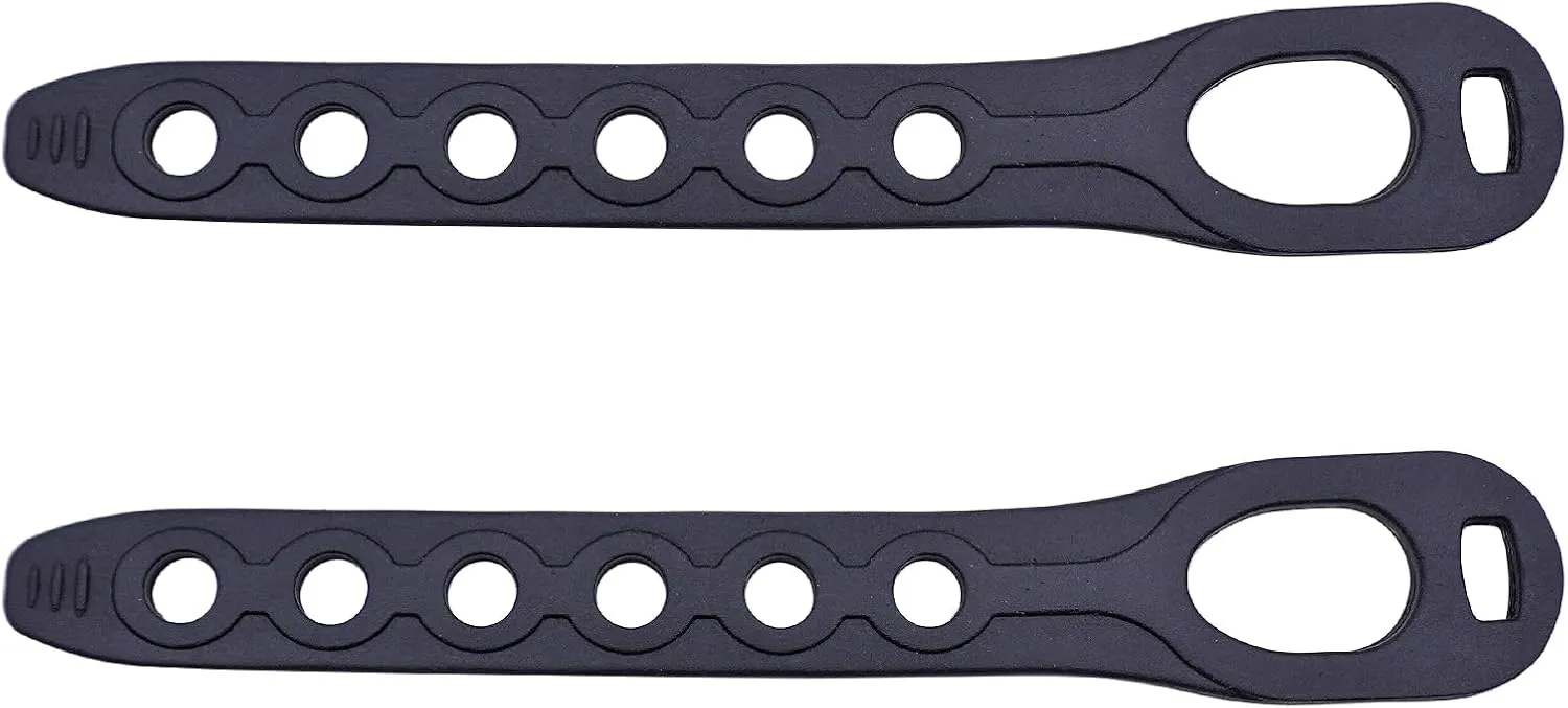 2 Pcs Replacement Rubber Bike Rack Straps for Thule T2/T3/Helium - Compatible with Part Numbers 7533535 & 7520947001, Durable Cradle Strap Kit for Secure Bike Transport