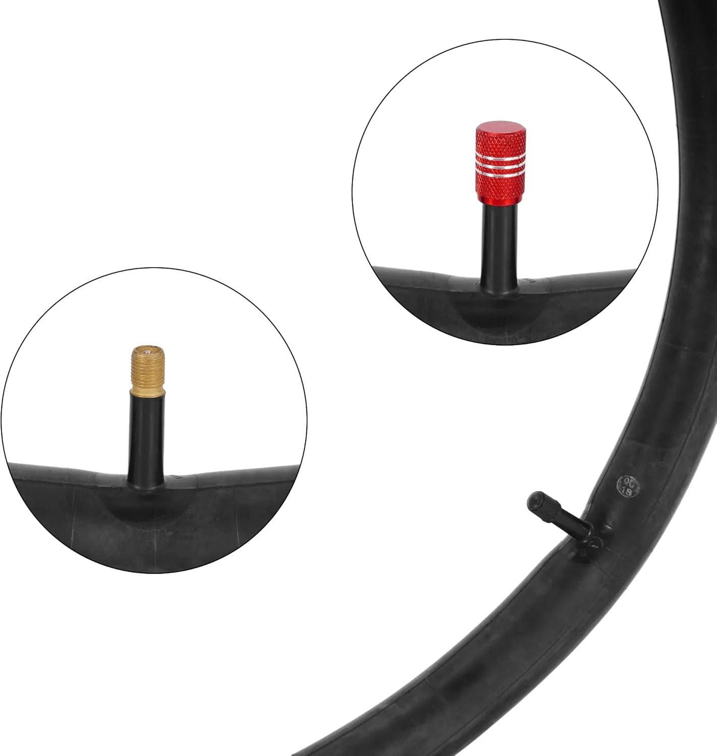 20/26x1.50/1.75/1.95/2.125 Inner Tube with 32mm Schrader Valve,Heavy Duty Bike Tire Tube for Road Mountain Track Cyclocross Cruiser Kids,Butyl Rubber Tire Tube 2 Pack