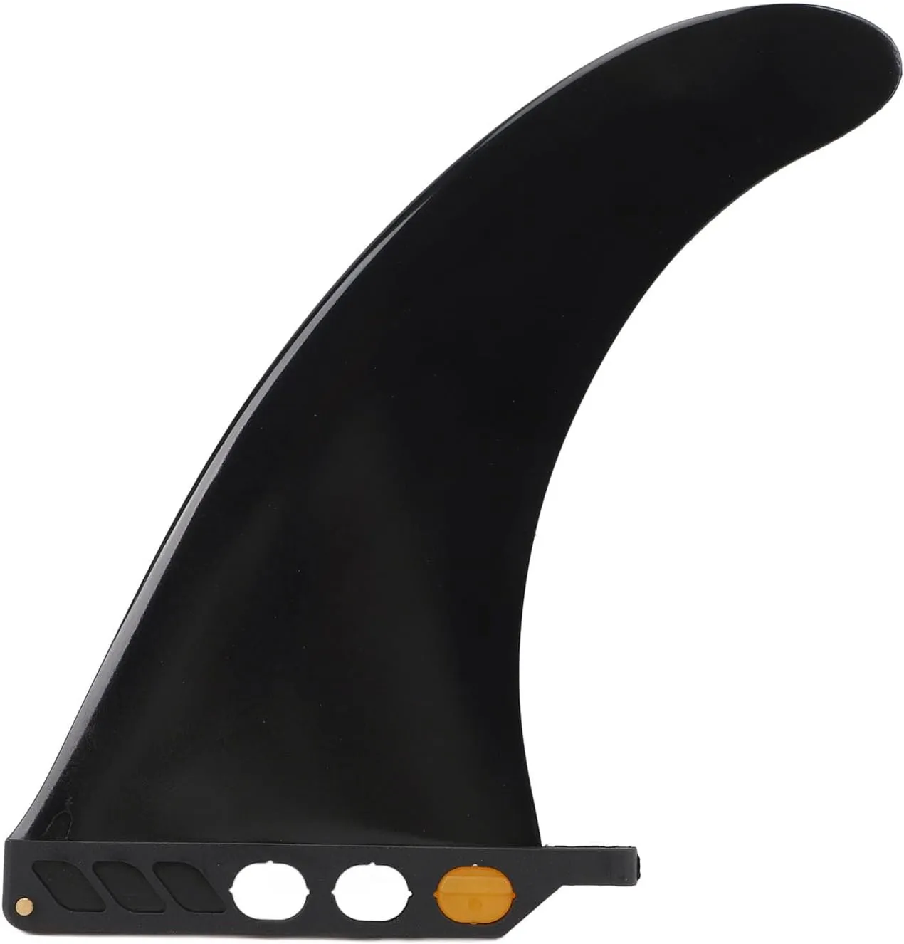 9 Fin Replacement Universal, PVC Surfboard Replacement Clip Tail Fin, Longboard Paddle Board Surfing Board Accessoryfor Most Inflatable Paddleboard, Longboard(Black)