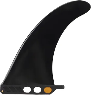 9 Fin Replacement Universal, PVC Surfboard Replacement Clip Tail Fin, Longboard Paddle Board Surfing Board Accessoryfor Most Inflatable Paddleboard, Longboard(Black)
