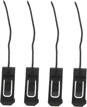 balacoo 4Pcs Snap Type Split Surfboard Fin Splitter Accessory Durable for Inflatable Paddle Boards Black Enhances Stability Direction Beach