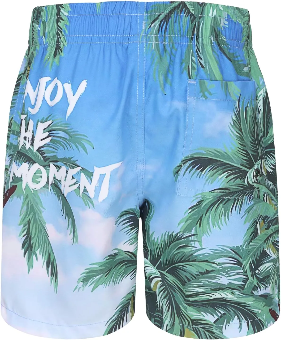 Boys Swim Trunks Quick Dry UPF 50  Beach Swim Shorts Kids Board Shorts 3-14 Years