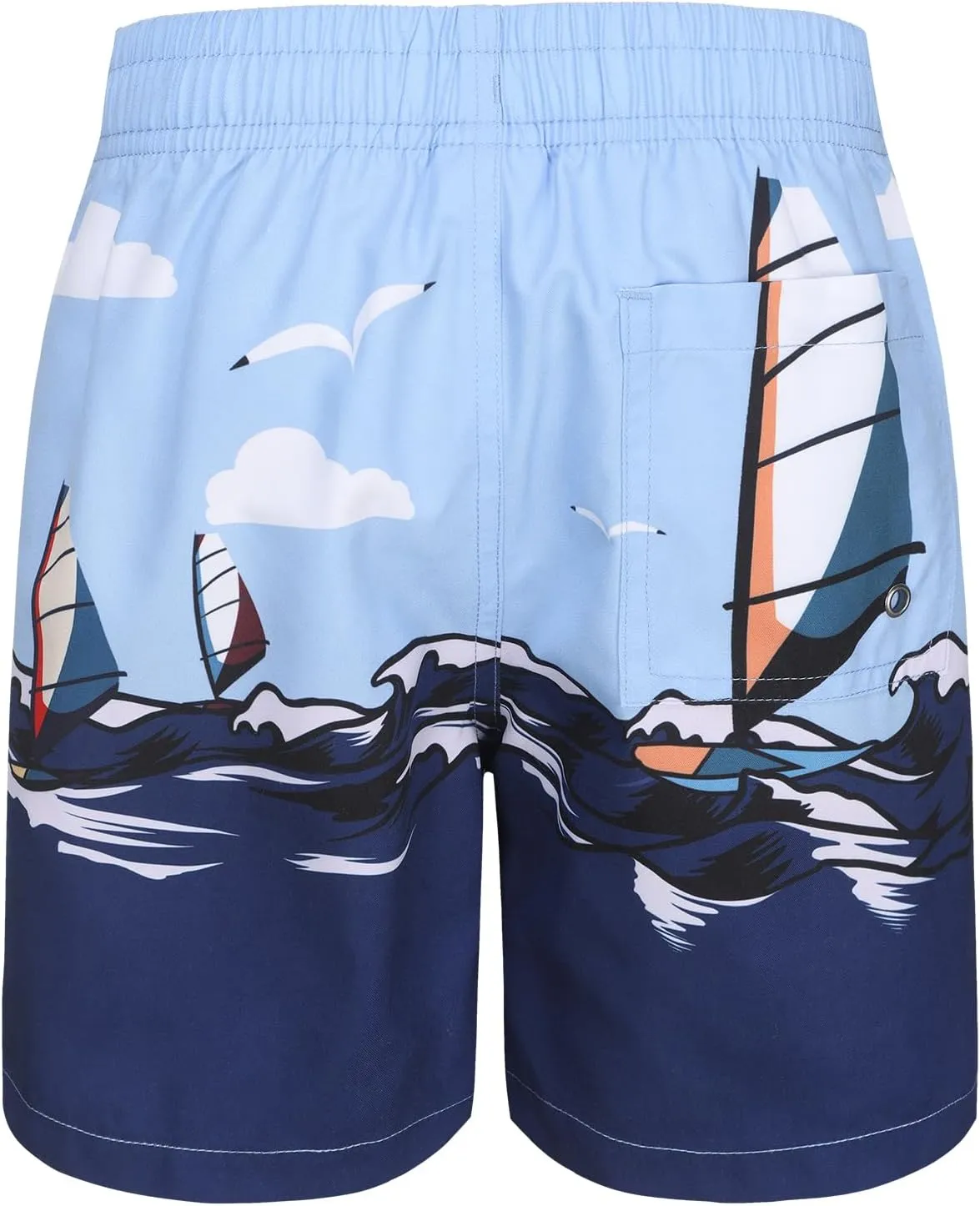 Boys Swim Trunks Quick Dry UPF 50  Beach Swim Shorts Kids Board Shorts 3-14 Years