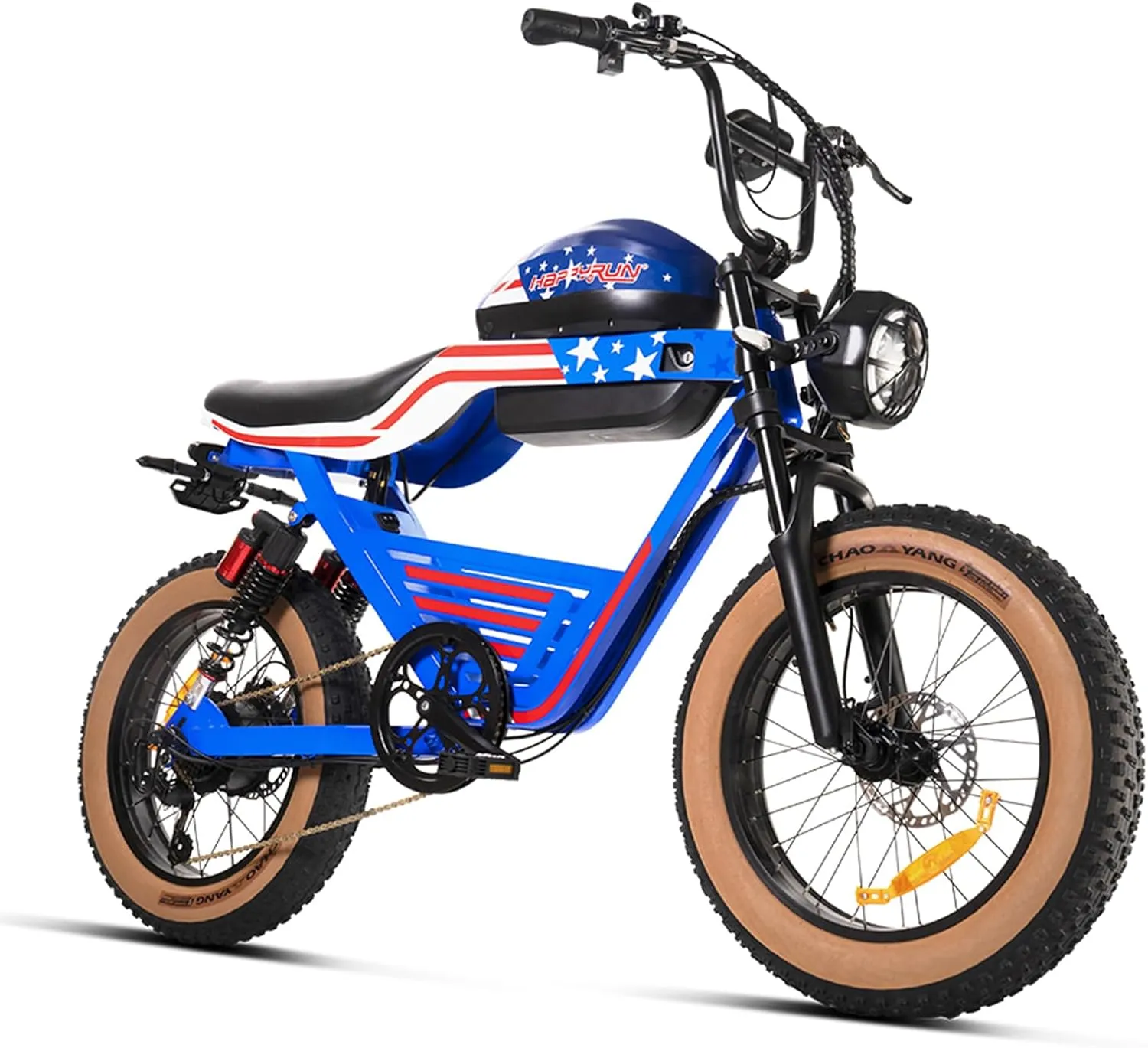 Electric Motorcycle for Adults, Electric Dirt Bike 2000W(Peak) Motor 48V/38Ah Range Dual Battery,38MPH/85Mile Off Road Electric Mountain Bicycle, 20x4 Fat Tire, 5 Speed Level/Hydraulic Brakes