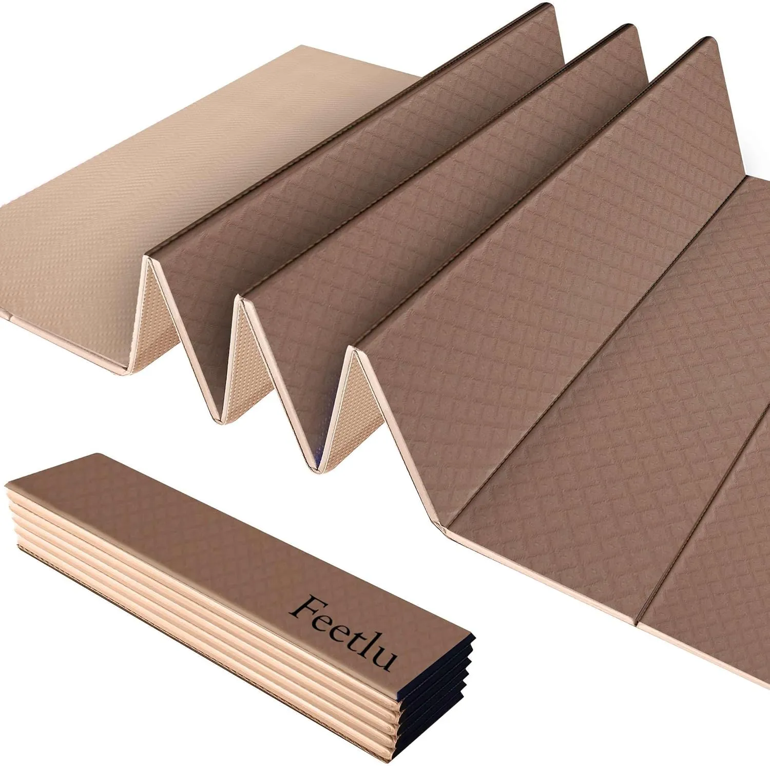 Foldable Yoga Exercise Mat  Lightweight, Anti-Slip, and Easy to Store for Yoga, Pilates, Home Workouts, and Floor Exercises