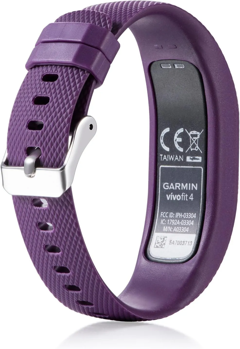 honecumi Vivofit 4 Bands Compatible with Garmin Vivofit 4 Watch Band Strap Bracelet Wristband for Men Women Replacement Accessory- Vivofit 4 Silicone Watchband with Metal Clasp Buckle Small Large