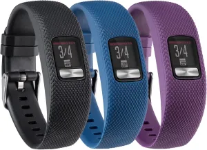 honecumi Vivofit 4 Bands Compatible with Garmin Vivofit 4 Watch Band Strap Bracelet Wristband for Men Women Replacement Accessory- Vivofit 4 Silicone Watchband with Metal Clasp Buckle Small Large
