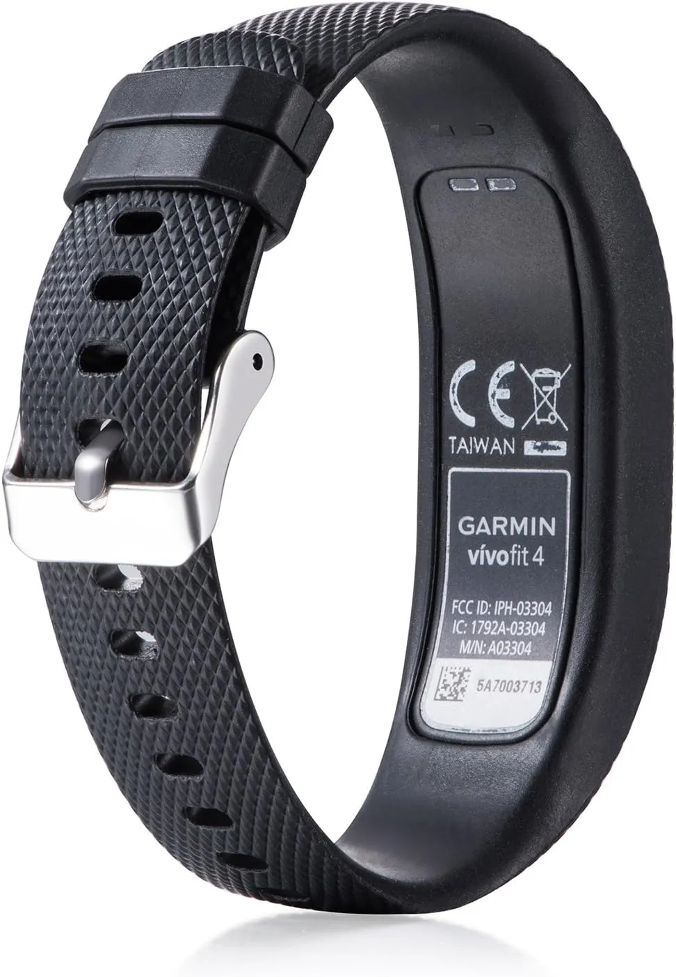 honecumi Vivofit 4 Bands Compatible with Garmin Vivofit 4 Watch Band Strap Bracelet Wristband for Men Women Replacement Accessory- Vivofit 4 Silicone Watchband with Metal Clasp Buckle Small Large