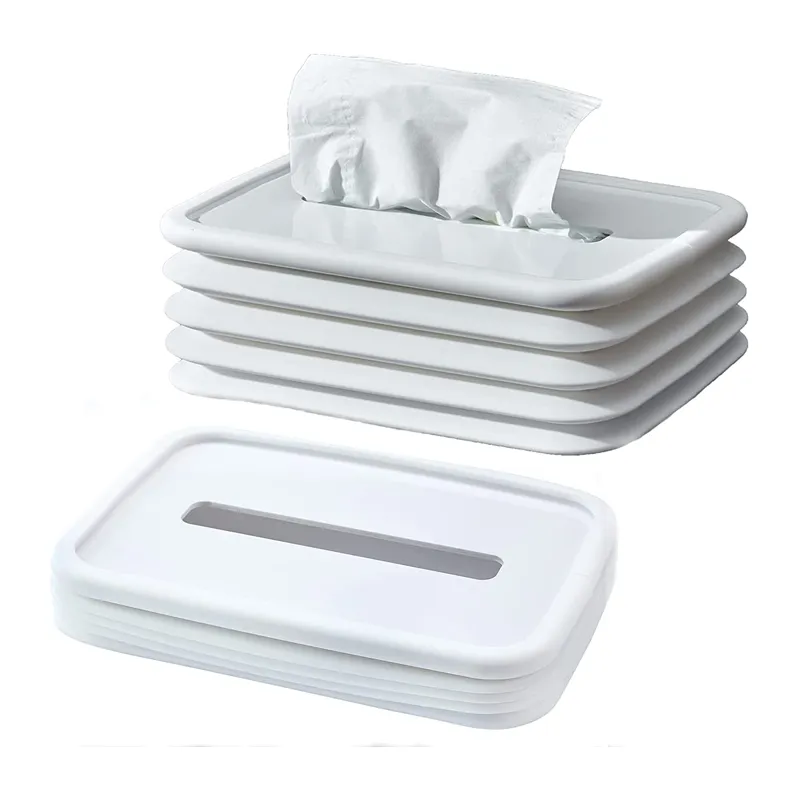 Silicone Foldable Tissue Box