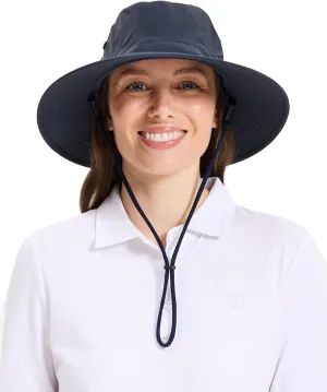 Solbari Unisex Traveler Broad Brim Sun Hat UPF 50 , Ultimate UV Protection, Lightweight & Breathable, Packable Travel Hat