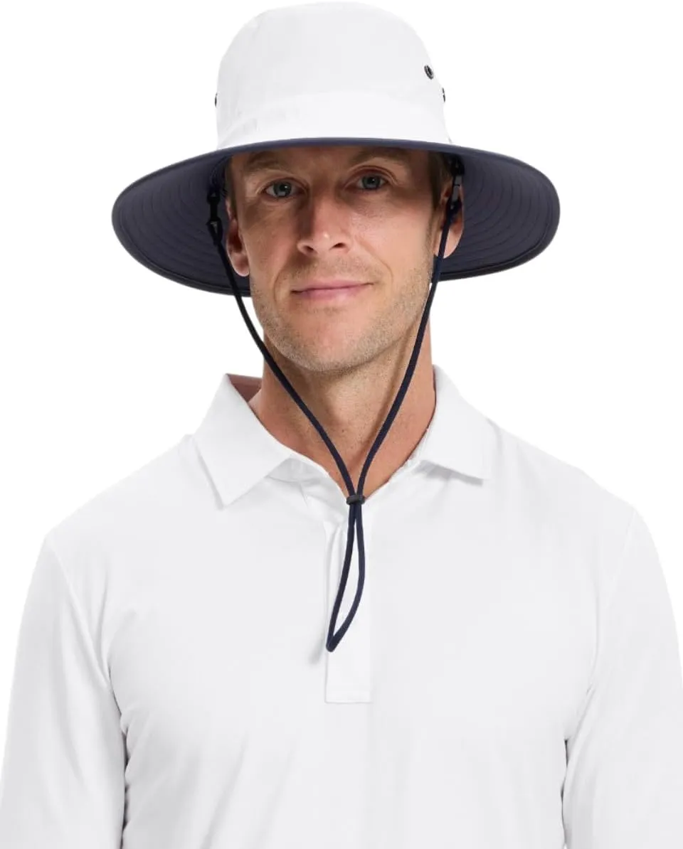 Solbari Unisex Traveler Broad Brim Sun Hat UPF 50 , Ultimate UV Protection, Lightweight & Breathable, Packable Travel Hat